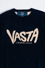 Load image into Gallery viewer, NAVY VASTA JACQUARD SWEATER
