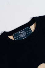 Load image into Gallery viewer, NAVY VASTA JACQUARD SWEATER
